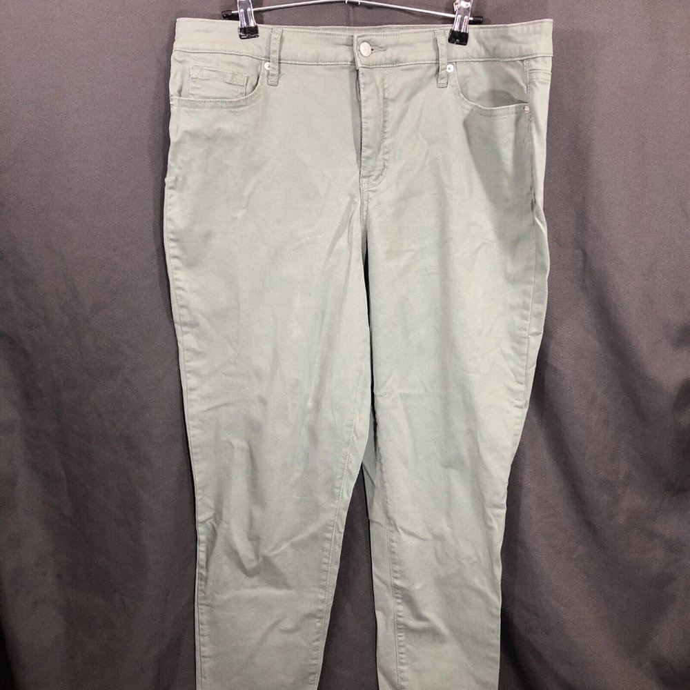Jessica Simpson 14 Green High Rise Skinny Jeans Womens
